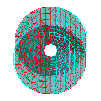 3D Stereo Hyperboloid of 1 sheet