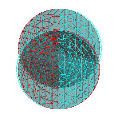 3D Stereo Hyperboloid of 2 sheet